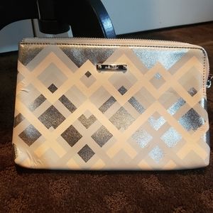 Stella & Dot Capri Pouch - Chevron Gold